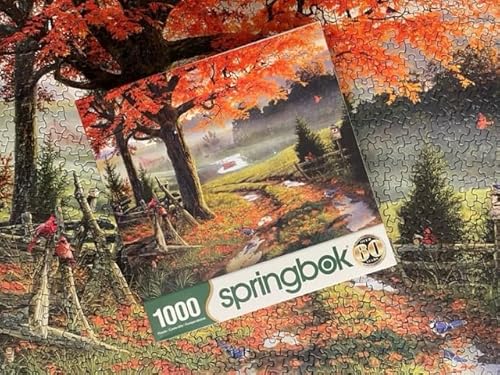 Springbok 34-11171 Country Home - 1000 Piece Jigsaw Puzzle- Fall Landscape That'S Relaxing thumb #3