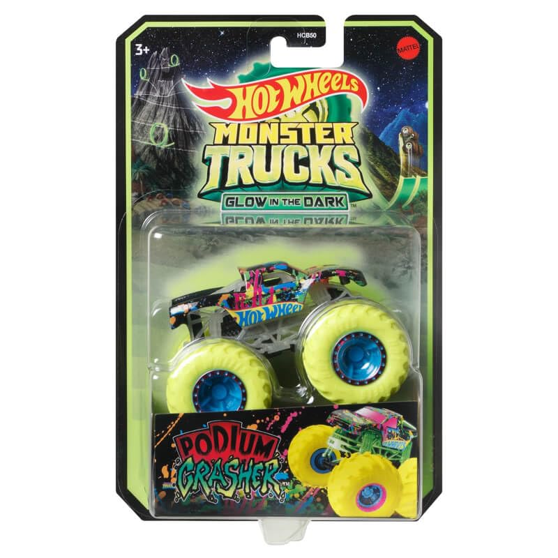 2022 Monster Trucks 1:64 Scale Diecast Glow in The Dark Scorpedo