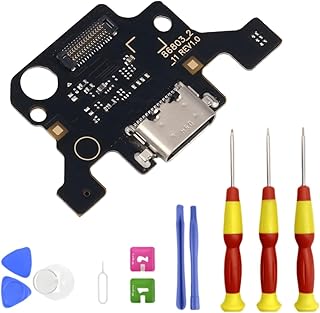 Galaxy A9 Plus 11.0 X210 USB Charging Port Flex Cable Replacement for Samsung Galaxy Tab A9+ 11.0 inch USB Type-C Charger Dock Board Flex Connector Port with Repair Toolkits SM-X210