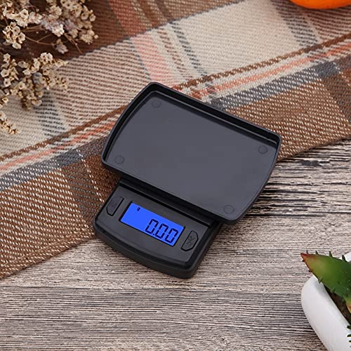 Liudan Portable 100g~500g/0.01g Digital Electronic Scales Measuring Scales Kitchen Scales High Precision Jewelry Food Kitchen Scales (Load Bearing : 100g 0.01g)