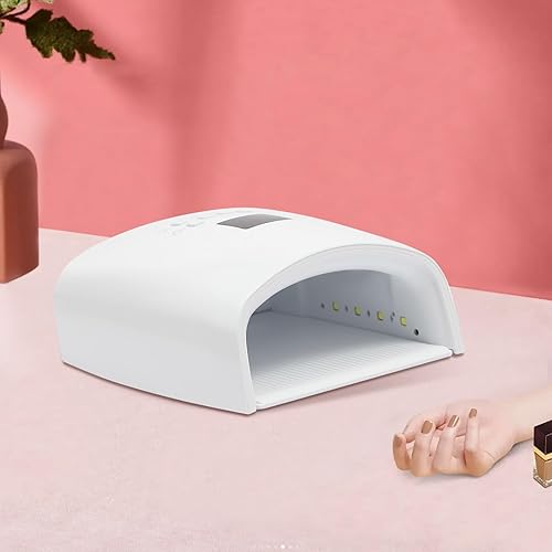 DNYSYSJ Lámpara de uñas, lámpara LED de gel de uñas de 48 W, lámpara de secado de luz para secado de uñas, lámpara de secado de esmalte de uñas con