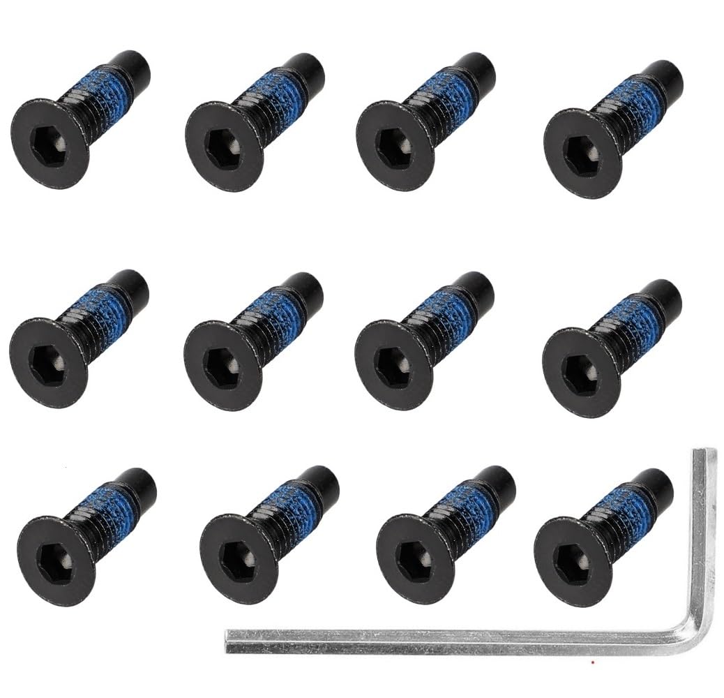 12Pcs Scooter Forehead Head Screws Fixed Screws - Compatible with Xiaomi M365, Pro, Pro2, 1s, MI3, Ninebot Max G30/ES Series, F Series Scooters