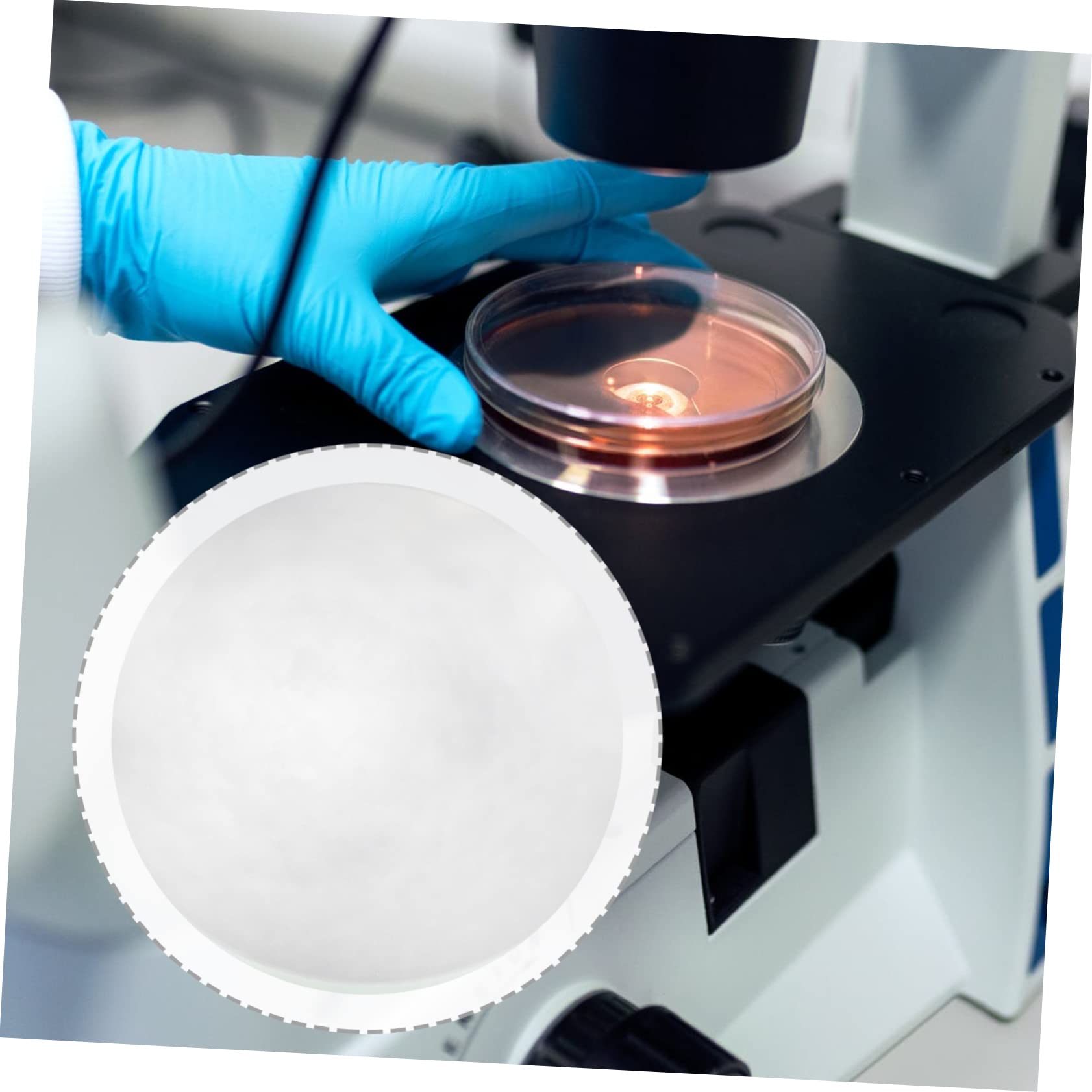 SOLUSTRE 10 Pcs Watch Glass Beaker Cover Glass Materials Square Watch Clear Glass Round Glasses Watch Replacement Parts Mineral Glass Lab Crystal Equipment Convex Lens Clock Culture Plate