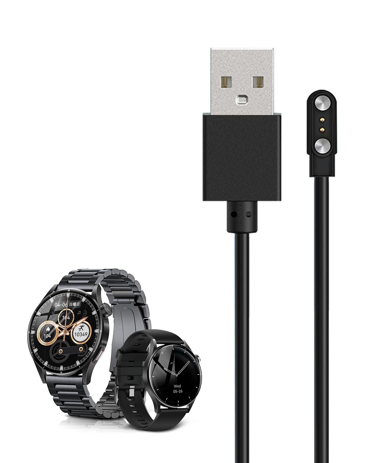 Amazon.co.jp: For FOSMET QS40 / H5 / P1 スマートウォッチ 充電