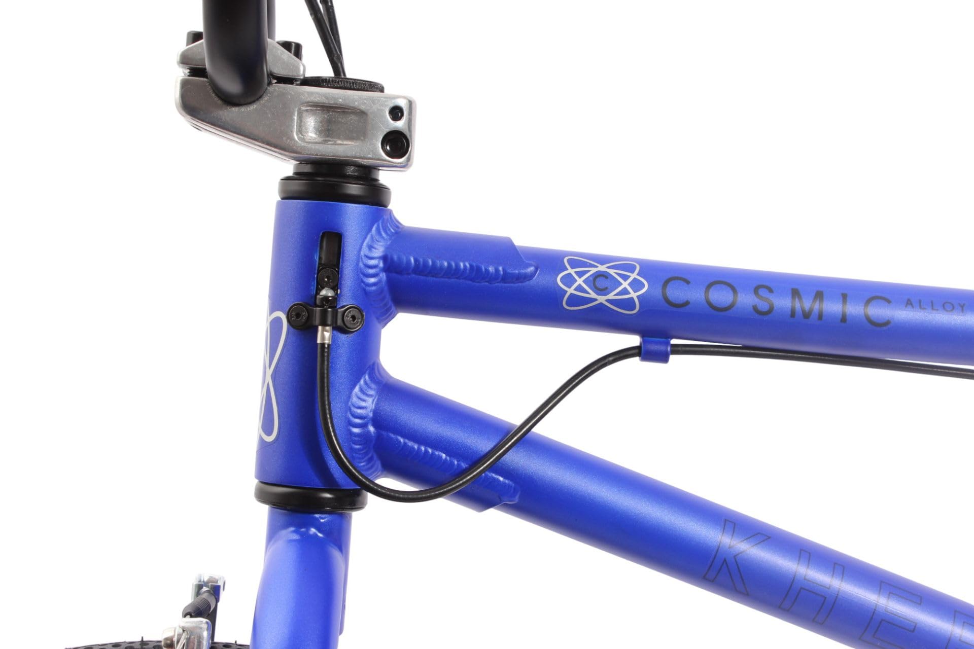 KHE Cosmic AL 20 pollici BMX ruota – Telaio in alluminio – 10,6 kg – Freni a V – Affix Rotor – Trucchi – Pneumatici Acme – Street Park Pumptrack – Blu – Modello 2025 – 135 – 170 cm dimensioni del