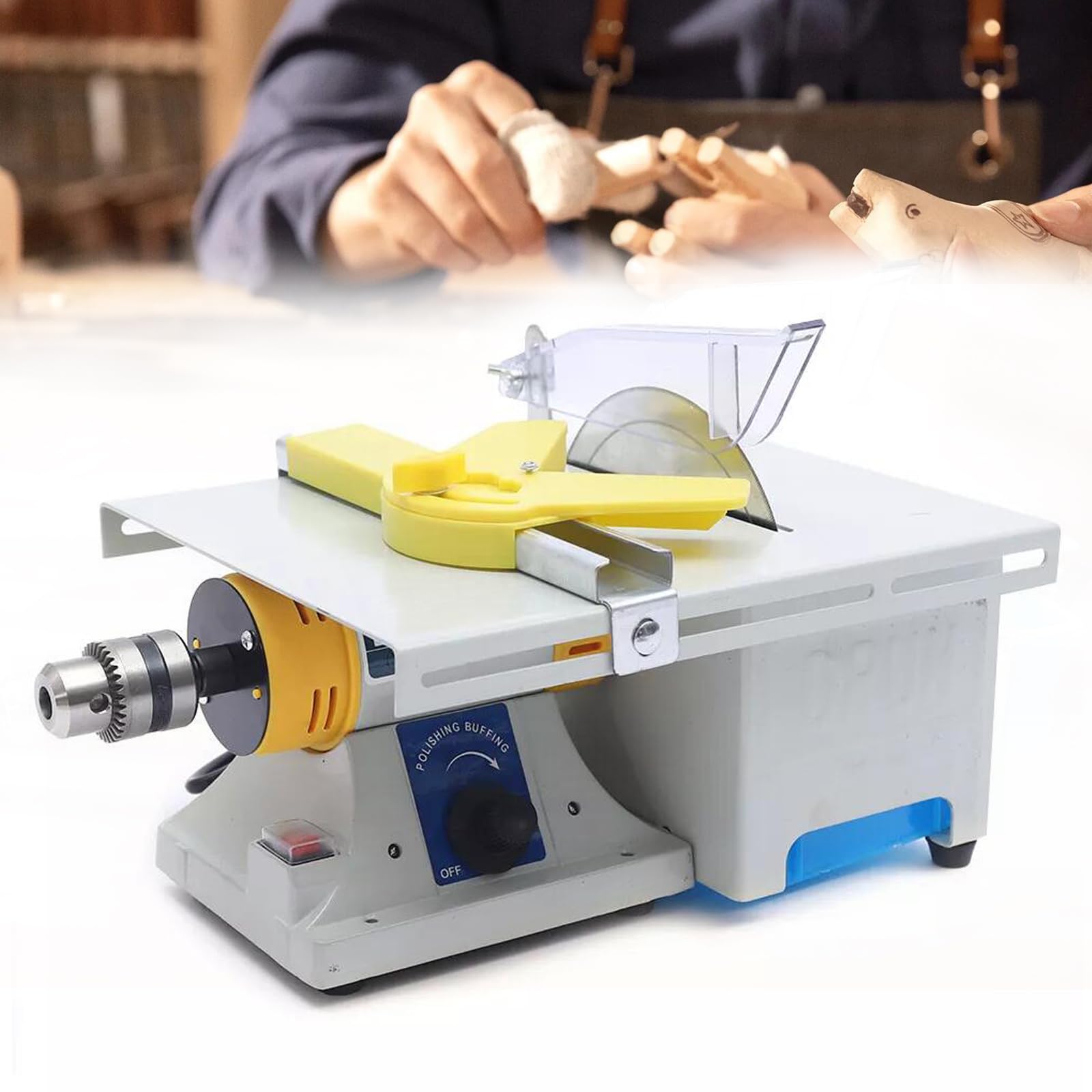 Szlifierka do polerowania kamieni szlachetnych, 800 obr./min, polerka stołowa, do obróbki drewna, 750 W, elektryczna szlifierka do biżuterii, biżuteria Rock Gem Polishing Tool