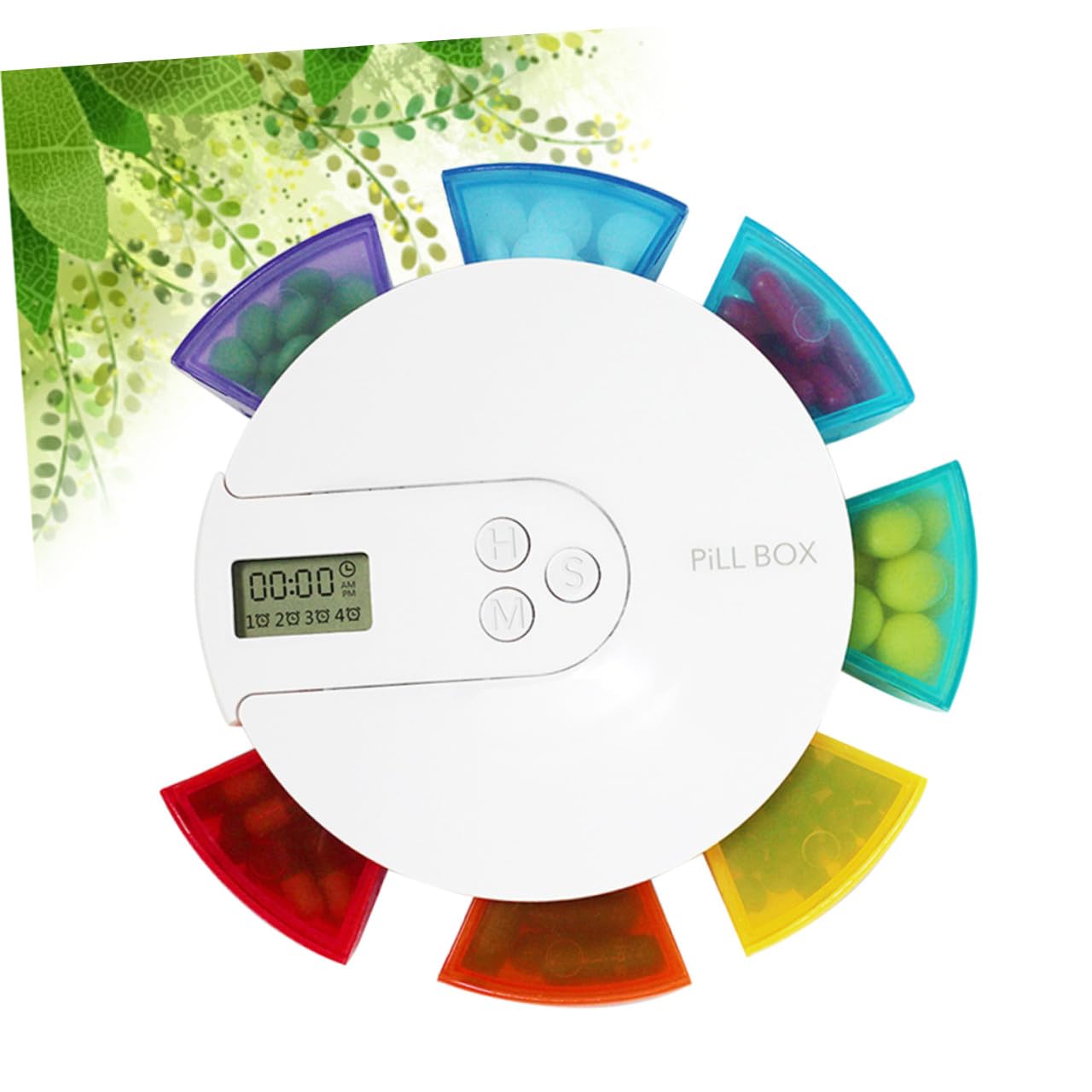 Healvian Portapillole Settimanale Digitale a 7 Scomparti Colorati