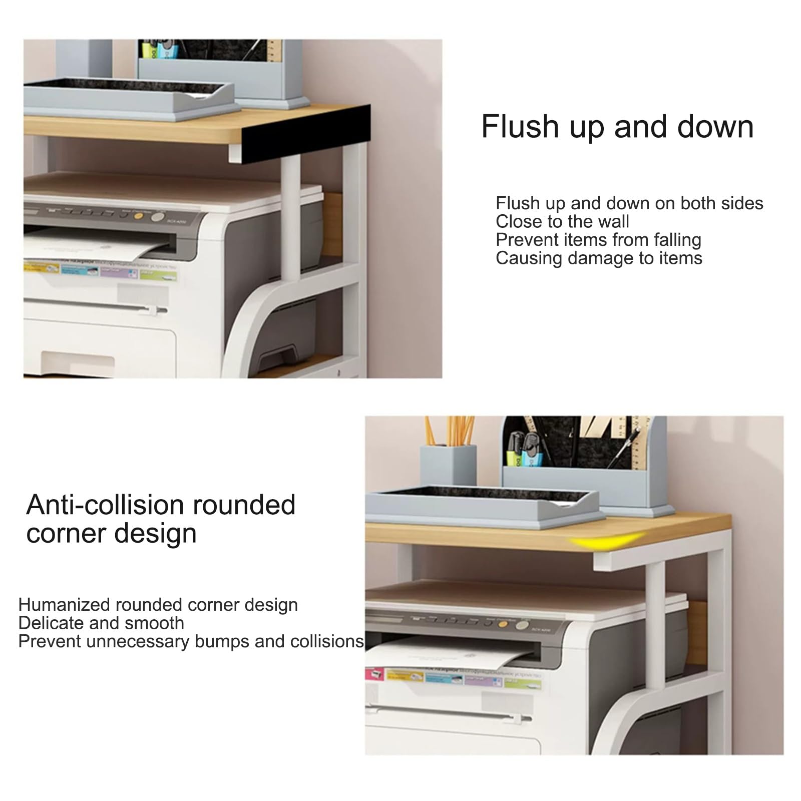 3 Tier Mobili per Hi Fi Mobile Giradischi e Porta vinili con Ruote,Mobiletto portaoggetti AV Moderno Rack Audio Rack componenti Stereo per Stereo di intrattenimento(Beige)