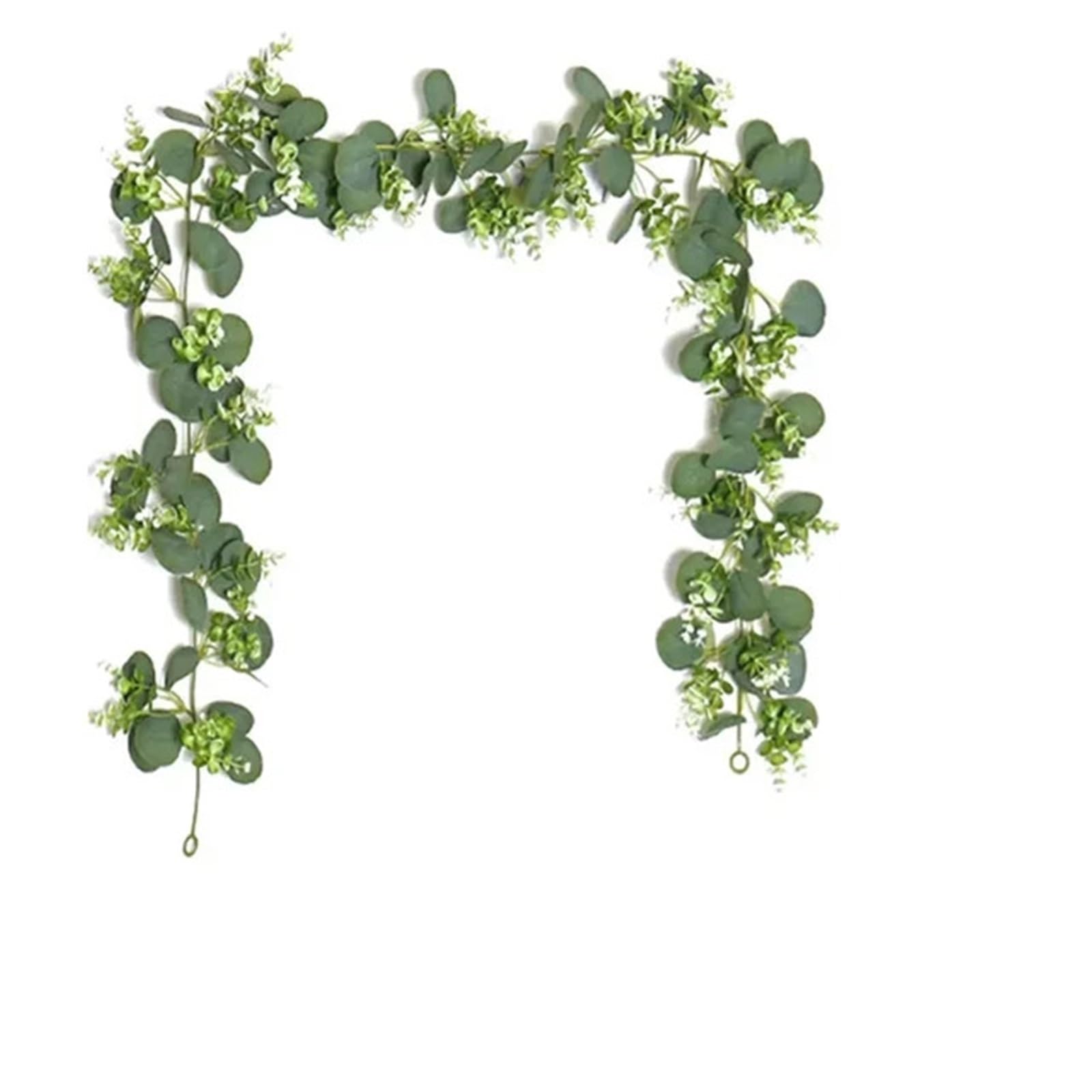 LuoAXINN Artificial Rose Vine 1pc Artificial Garland With White Rose