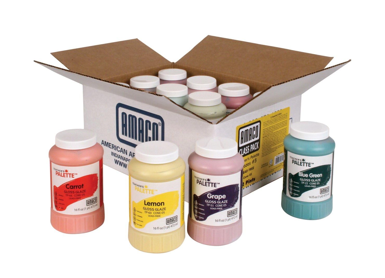 Teacher's Palette Gloss Glazes Class Pack No. 3