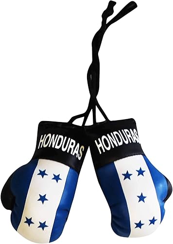 Honduras Mini guantes de boxeo con bandera