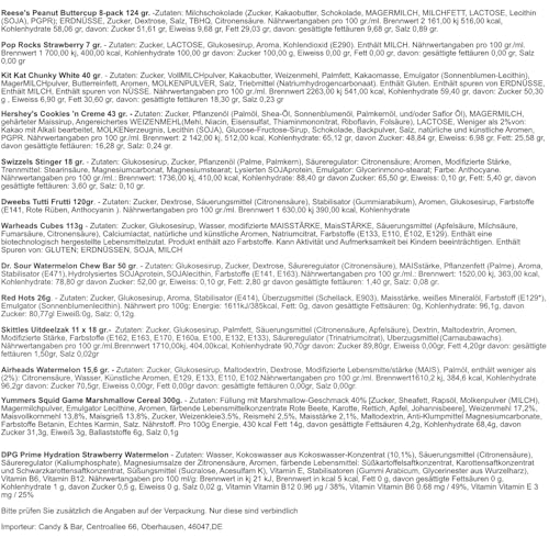 KING SIZE 1,5KG XXL Box | Prime & Yummer´s Cornflakes | USA Süßigkeiten | BIG American Candy Box | US Snacks and Drinks | Geschenkbox | INSTA Sweets | Halloween Kracher | Candy & Bar ®