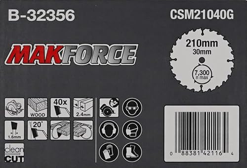 Lame de scie MAKFORCE B 32356 pour une coupe nette dans le bois Medium Cut Makita B 32356 - vue 6