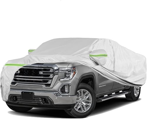 Miniatura 1 de 6 capas de transporte pesado para exteriores, cubierta completa para automóvil, diseño de cremallera rígida, impermeable, para todo tipo de clima,