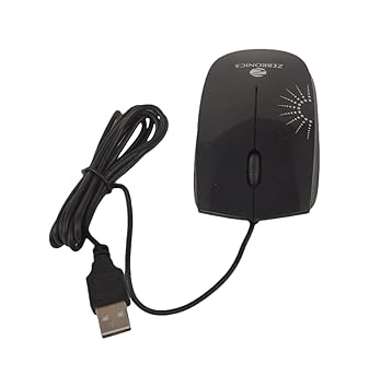 Zebronics Zeb-Sun USB Optical Mouse (Black)