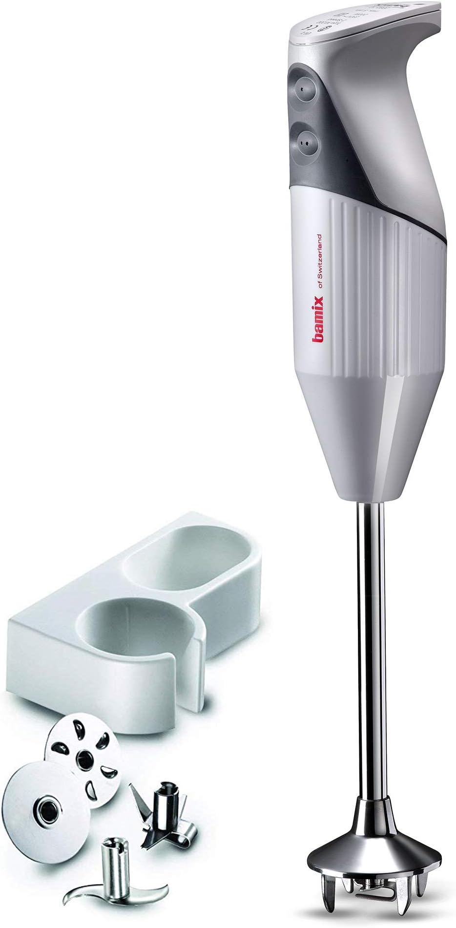 Lacor 200W BAMIX Electric Blender, Stainless Steel, Silver, Longer Shaft