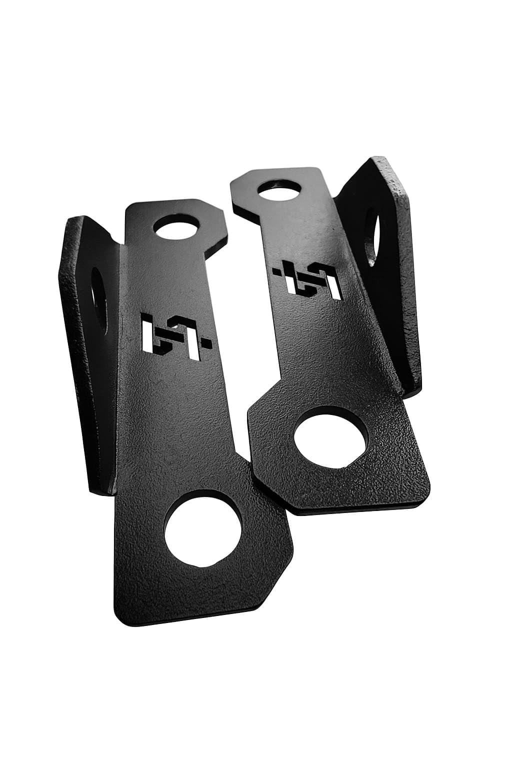 Streets.c Shadow Mount Rear Indicator Clamps for Royal Enfield 650 Twins, Matte Black, Steel, 2 Pieces, Laser-Cut, for Interceptor GT 650, Continental GT 650-image-21