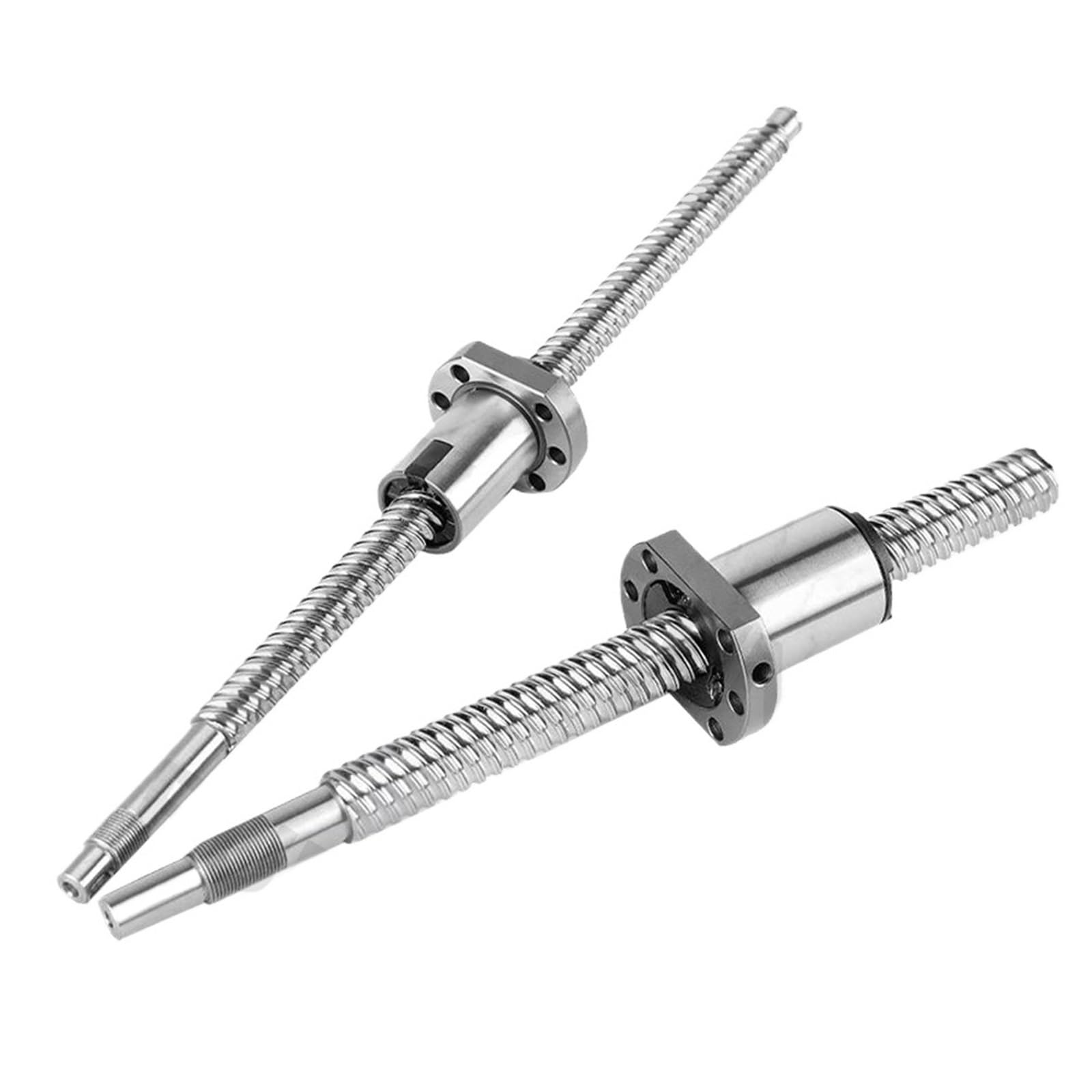 Mandrino a sfera senza gioco L1050 – 1400 mm, lavorato C7 SFS3220 con rullo a flangia, dado a sfera singola BK/BF estremità per parte (1150 mm)