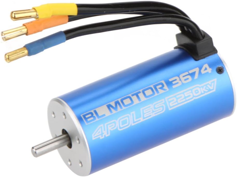 GoolRC 3674 4Poles 2250KV Brushless Motor for RC 1/8 Truck Car Boat - Image 5