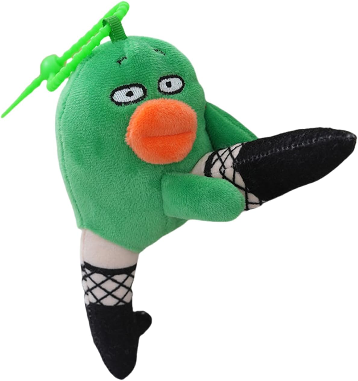 Funny Sausage Mouth Dolls Keychain Cuteness Animal Plush Rings Decorative Accessory for Car Bag Decorating