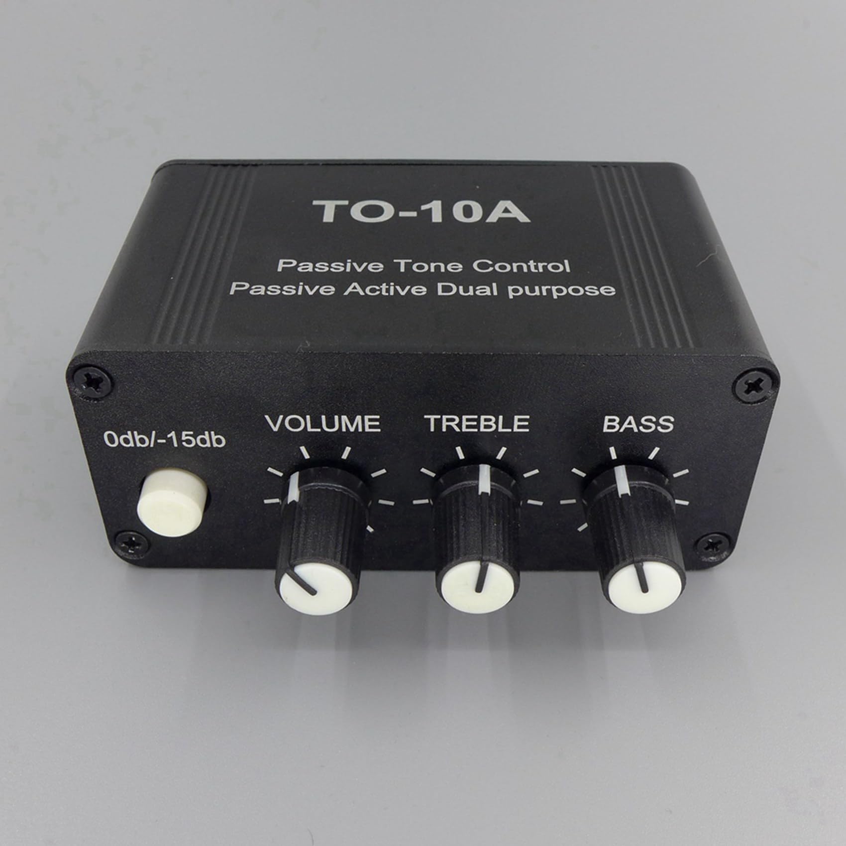 4X NE5532 Amplificador de Audio Frontal con Amplificador Operacional Dual Preamplificador Tubo Estéreo Control de Tono de Graves Medios Agudos Volumen Atenuado de Doble Propósito