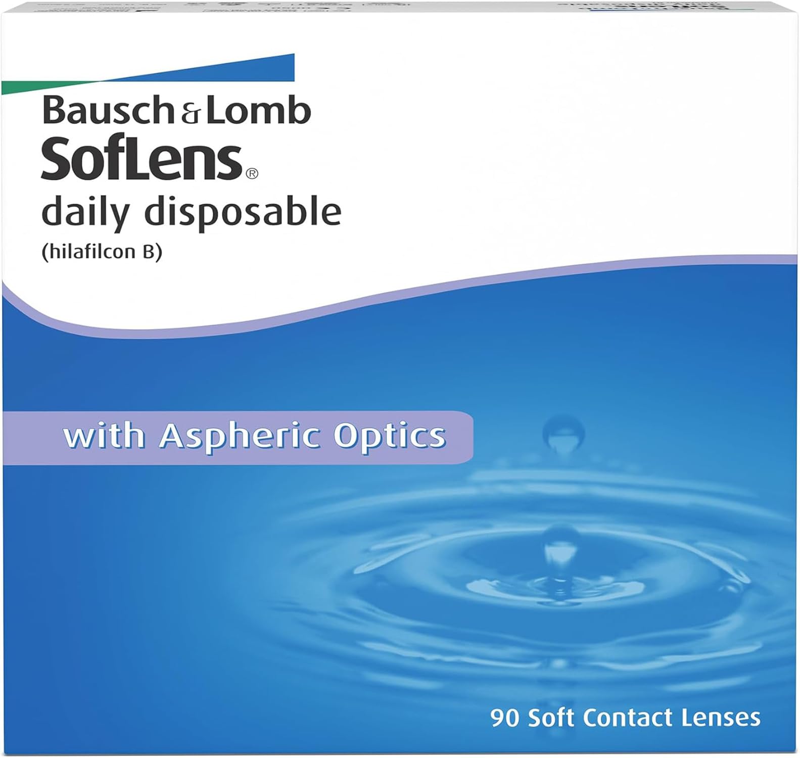 SofLens Daily Disposable BAUSCH + LOMB lentillas diarias esféricas, 90 unidades / 8.6 BC / 14.20 DIA / -​06,​25