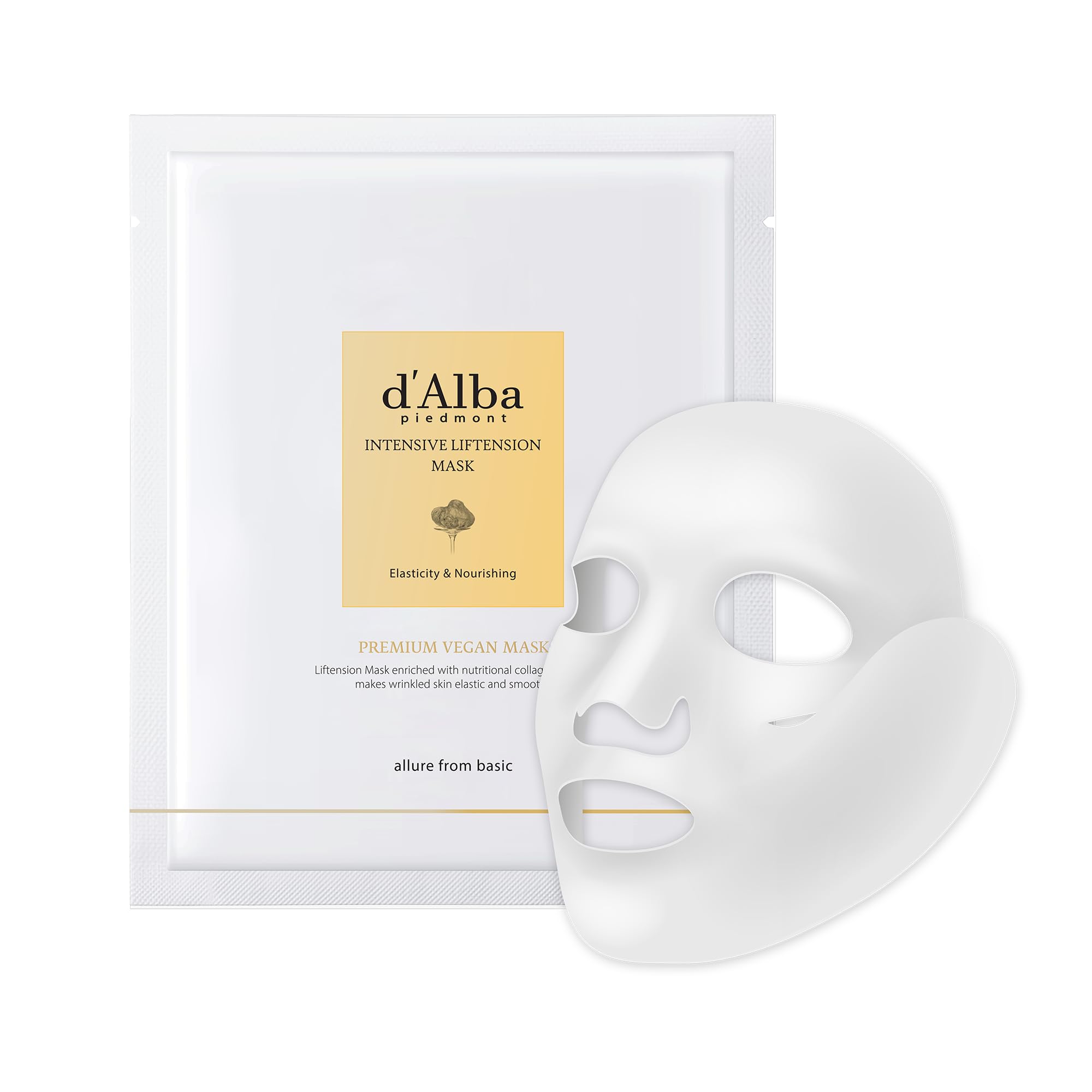 Amazon.co.jp: ダルバ(d'Alba) インテンシブリフテンションマスク 4枚