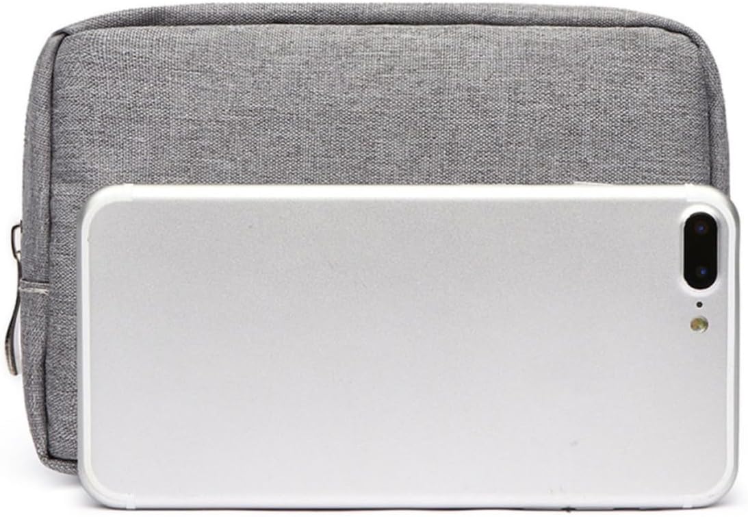 Charger Storage Bag Oxford Cloth Zipper Pouch for Hard Drive Batteries