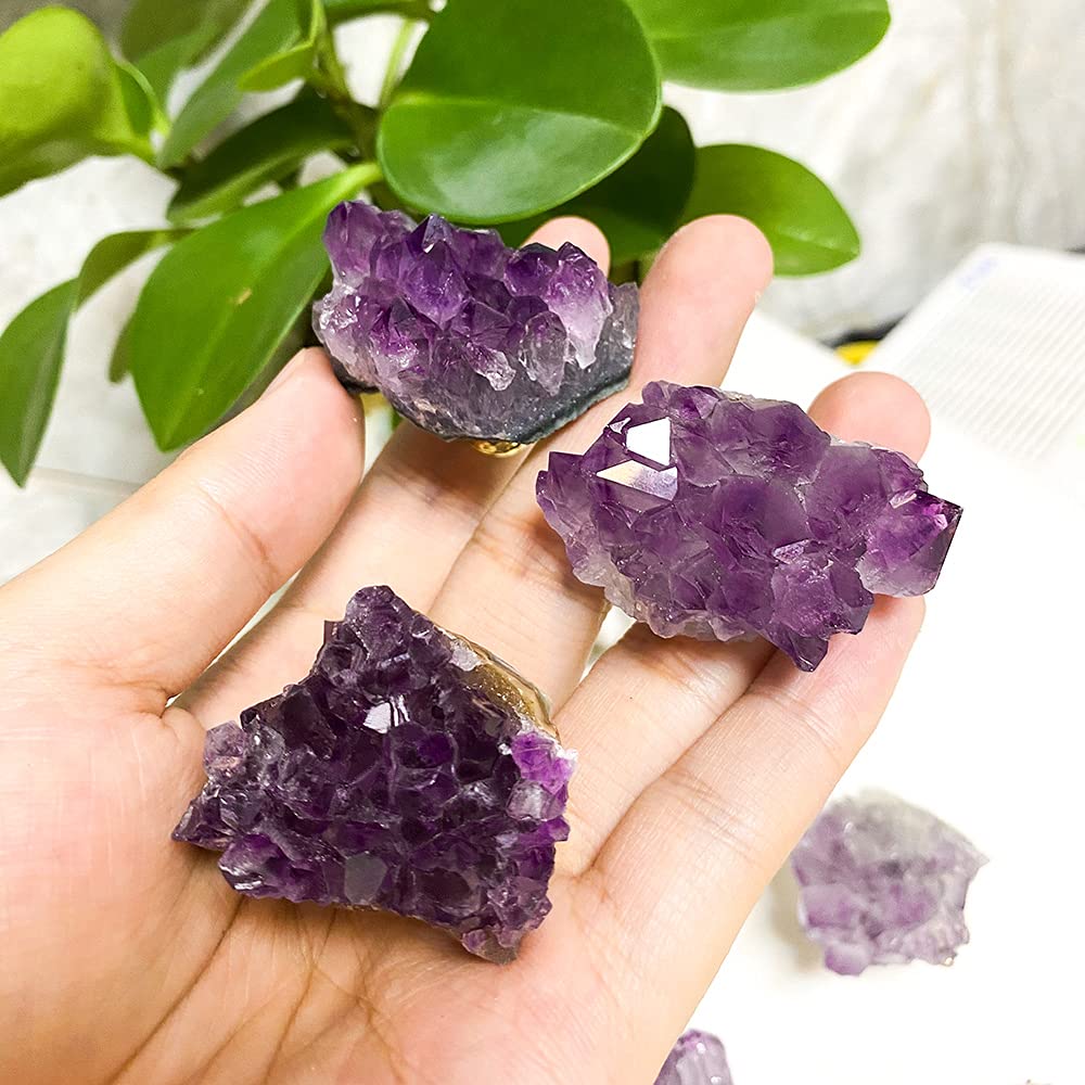 purple crystal dresser knobs YOUYOUULU 4pcs Amethyst Gems Knobs - Natural Stone Amethyst Cabinet Knobs, Purple  Crystal Gemstone Drawer Handles for Cupboard Dresser DIY with Screws