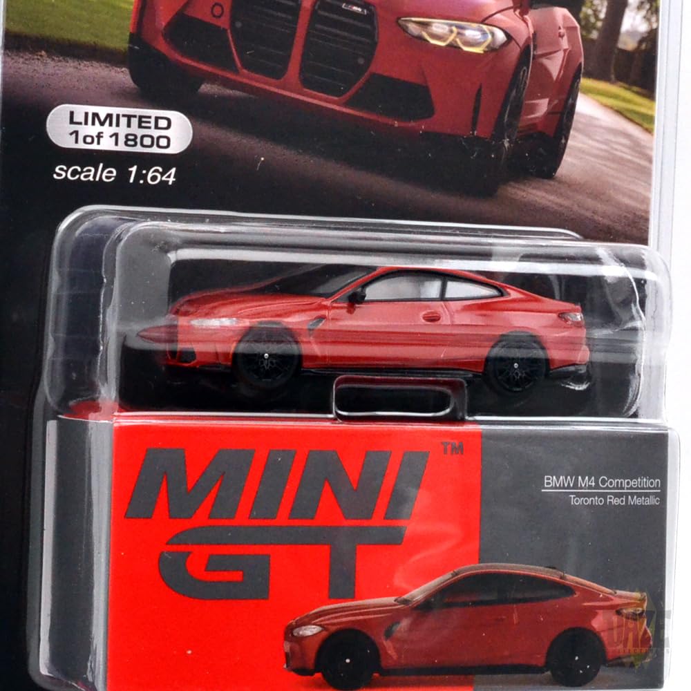 MINI GT BMW M4 レッド ミニカー Amazon | TrueScale Miniatures MINI GT 1/64 BMW M4