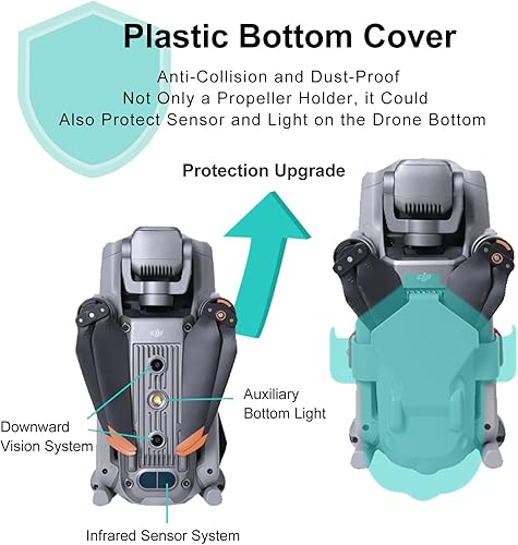 Miniatura 3 de O'woda Mavic Air 2  Air 2S Soporte de hélice cuchillas protector estabilizador fijador alas de drone protector para DJI Mavic Air 2  Air 2S, con