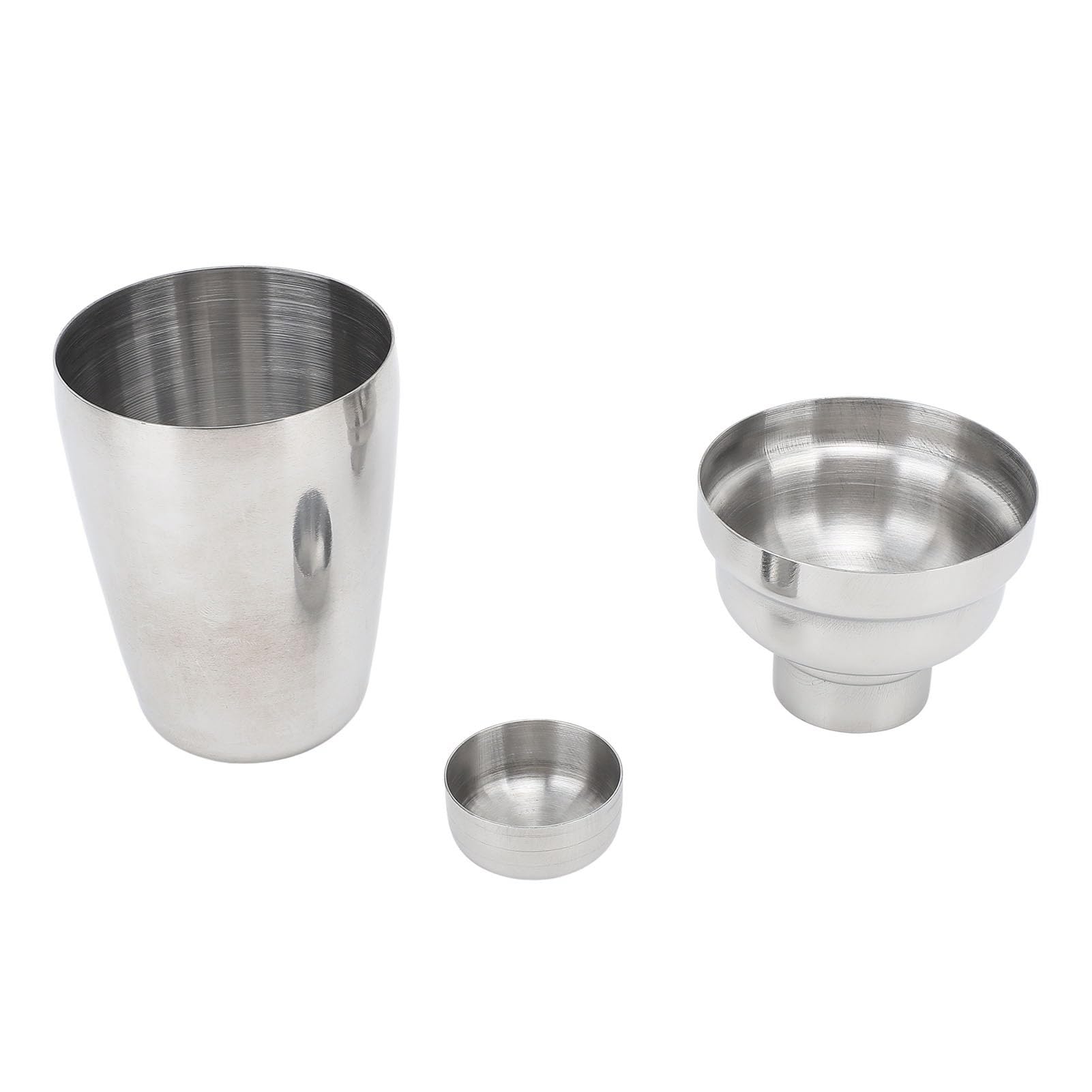 Coctelera Coctelera de Acero Inoxidable 304 con Juego de 3 Piezas para Bar y Hogar (250ML)