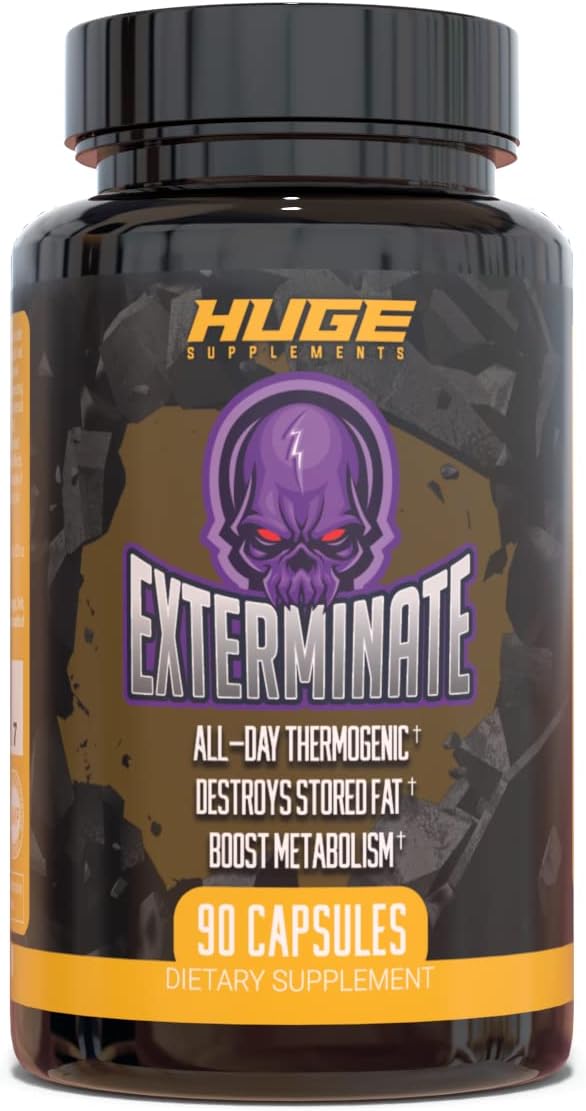 Huge Supplements Exterminate Thermogenic Fat Burner for Men