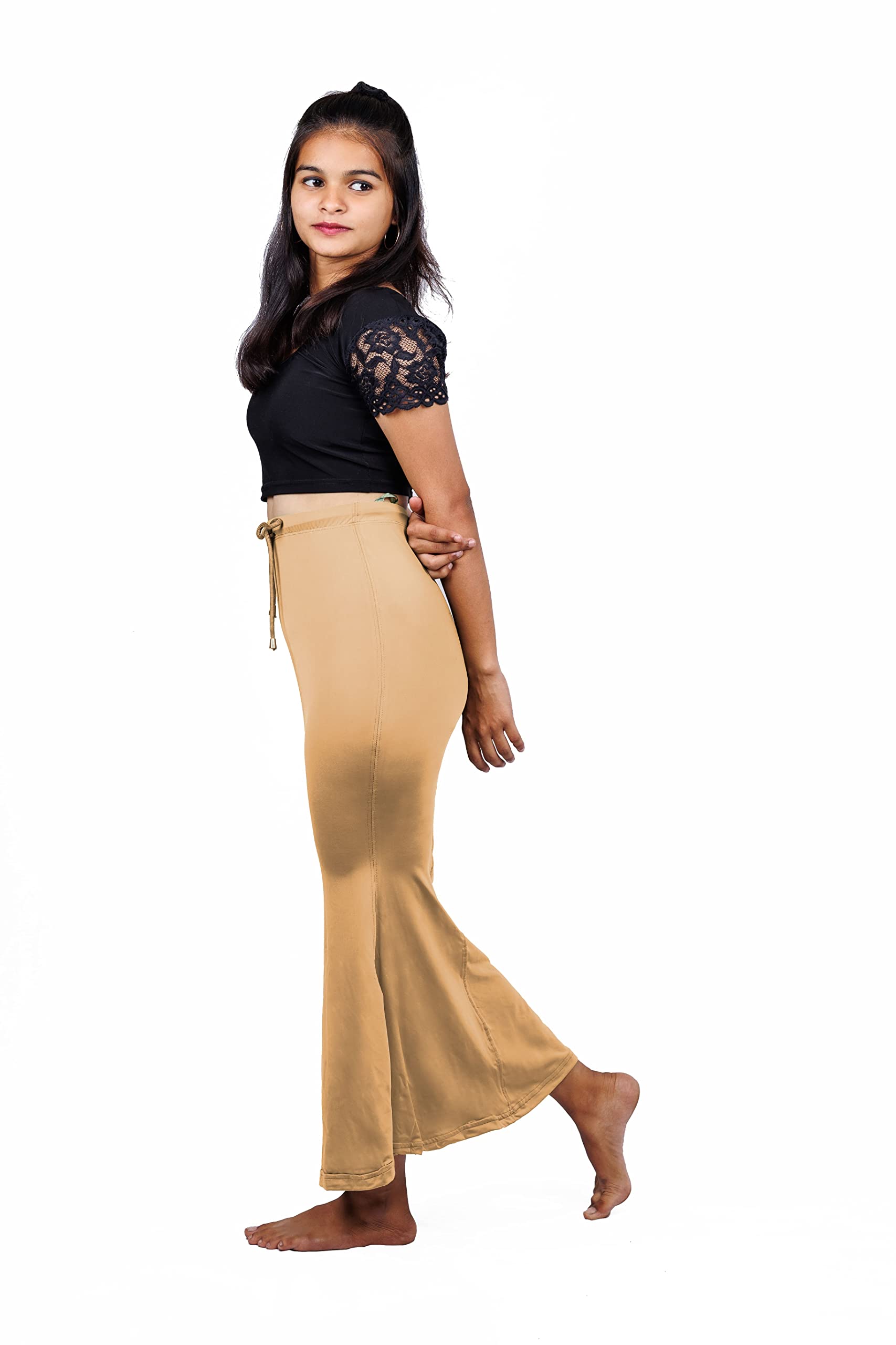 MOOMASaree Shapewear for Women Petticoat 4-Way Strechable