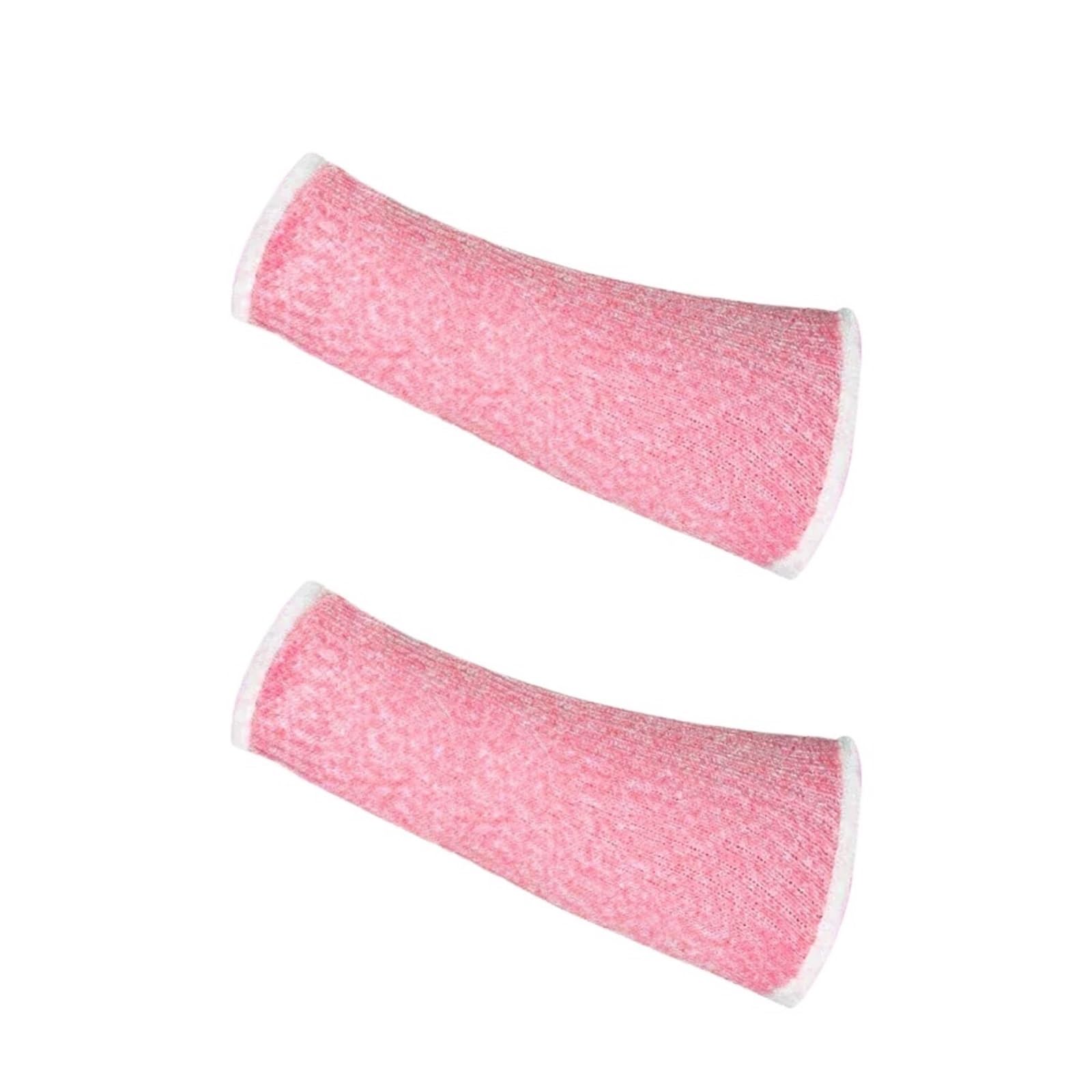 Rękawice do Cięcia, 1 para rękawów odpornych na przecięcia i oparzenia, poziom 5, rękawy ochronne ramiona, ochraniacze przedramiona, cienkie, obtarte(Rood,Medium)
