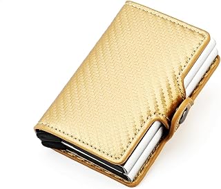 Shielady RFID new anti-theft wallet (Brown-Fibre)