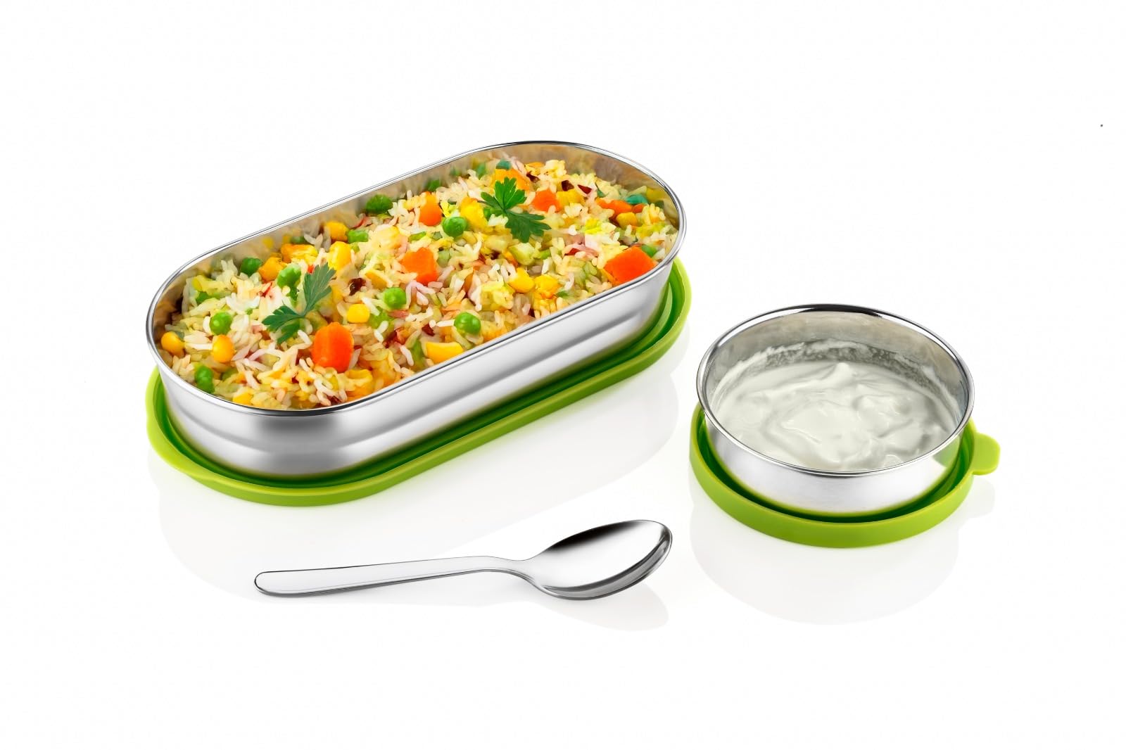 Kids Stainless Steel Lunch Box - Leak Proof & Durable -2