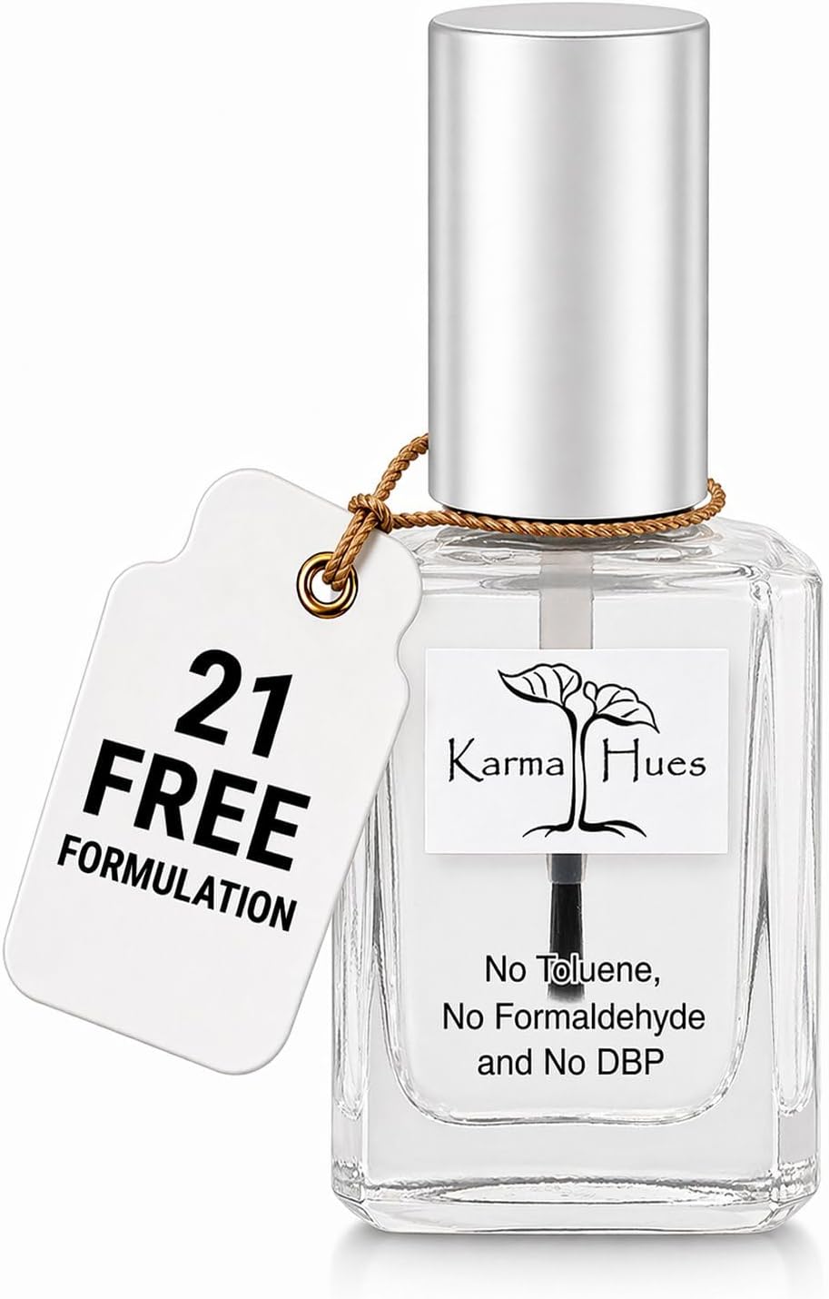 Halal Certified Nail Polish- Truly Breathable Cruelty Free and Vegan - Oxygen Permeable Wudu Friendly Nail Enamel (Breathable Top Coat - ANASTASIA)