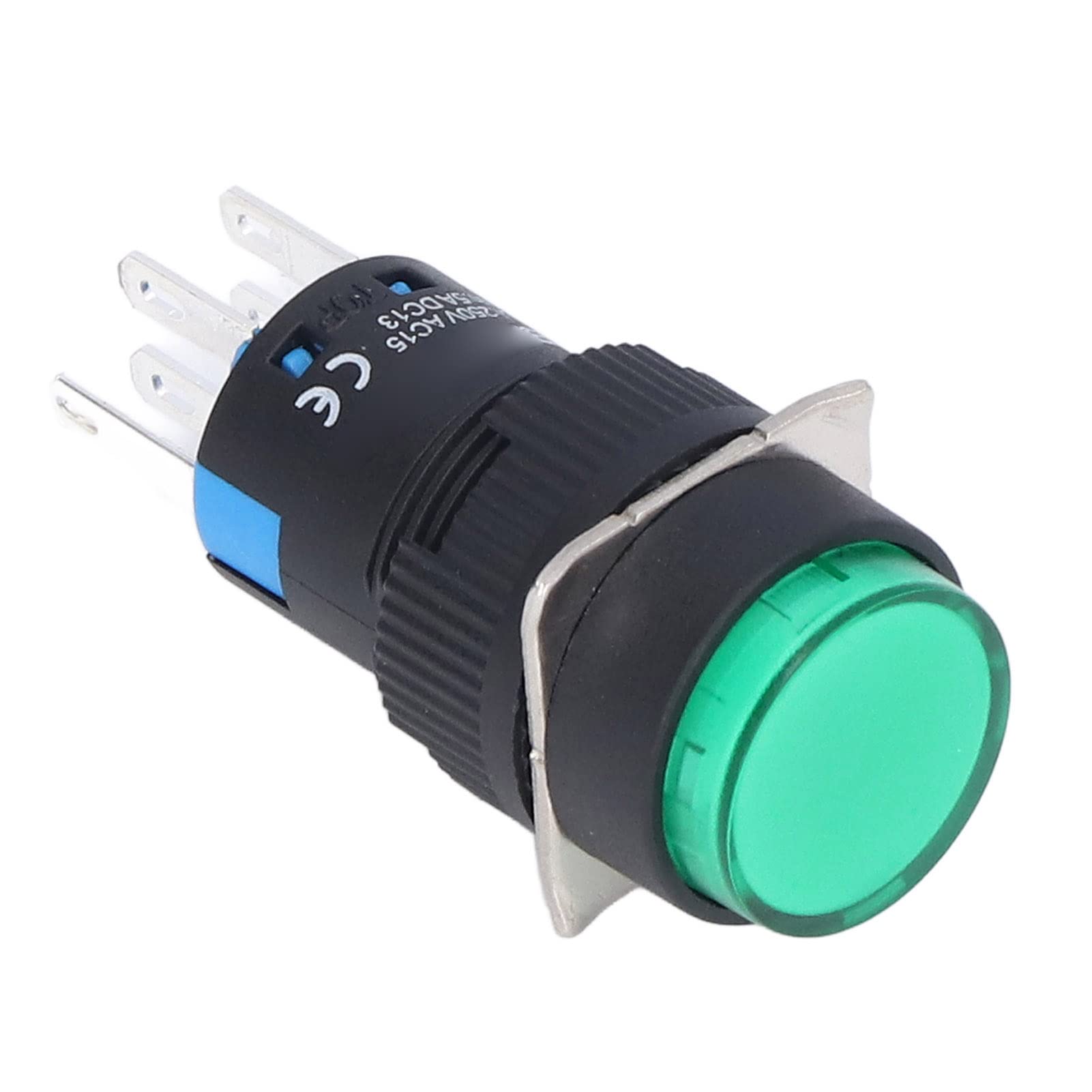 Set di Interruttore del Pulsante, 2 modalità di Azione da 16 mm Switch di Spinta momentaneo 8 Pin con Luce for Il Controllo