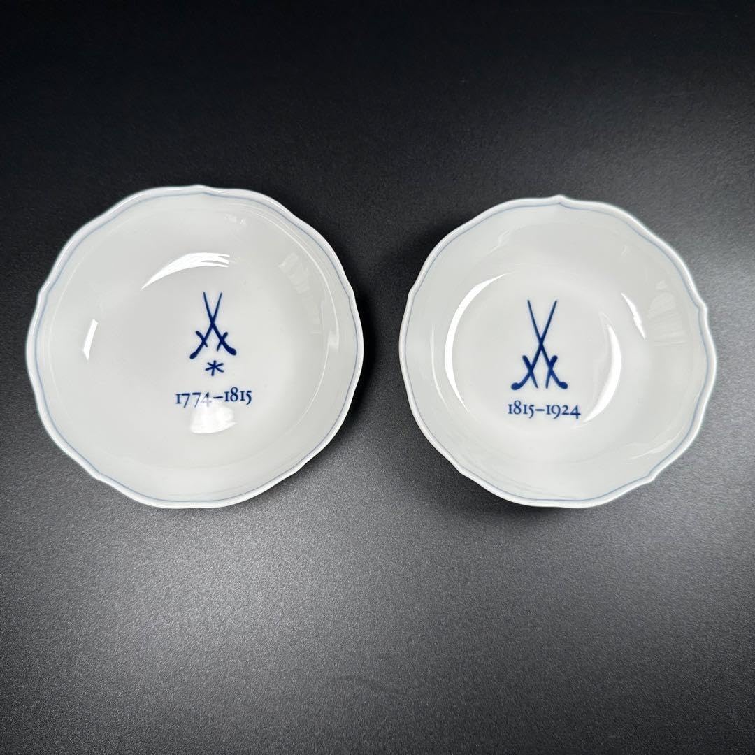 Meissen マイセン　歴代双剣マーク小皿　Aqualinla アクアティンタ Amazon | マイセン 歴代双剣プレートアクアティンタ小皿 6枚