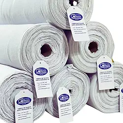 Rolo 30 metros Tecido Sacaria Santa Margarida Pé de Galinha PP24