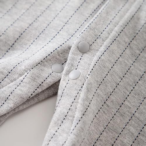 Huaaniue Newborn Baby Boys Gentleman Romper One Piece Long Sleeve Bowtie Outfit Formal Wear Tuxedo Suit 0-3 Months thumb #4