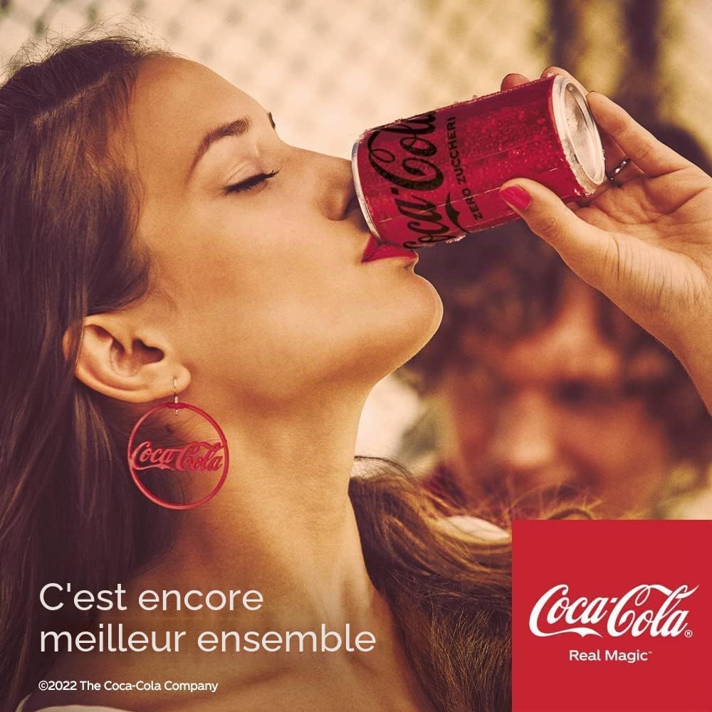 Coca Cola ZERO Sugar Lot de 24 mini boîtes de boisson gazeuse 150 ml