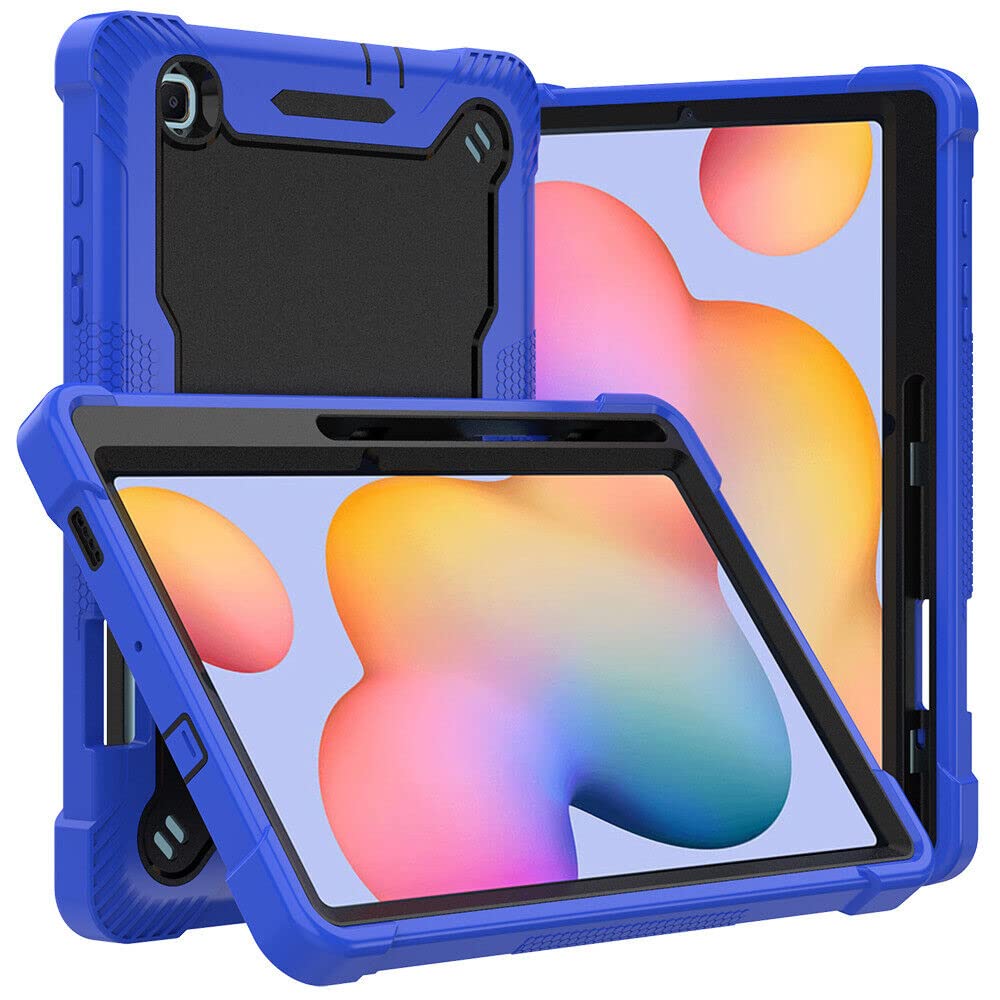 Robustrion Rugged Shockproof Cover Case for Samsung Galaxy Tab S6 Lite Cover 10.4 inch - Blue (B0B8D2XTD9) Amazon Price History, Amazon Price Tracker