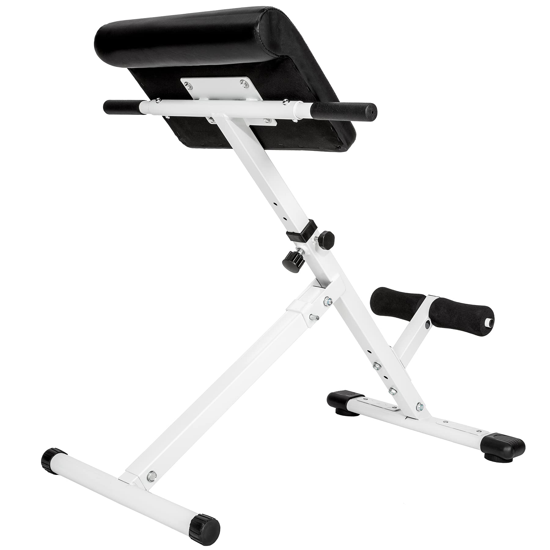 tectake 801116 Panca per dorsali ed addominali Coleman, Imbottiture con impugnature, Appoggi per le gambe imbottiti