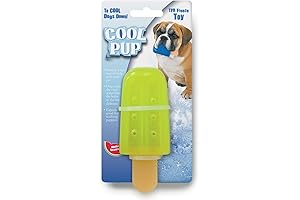Cool Pup Toy Mini Popsicle Green - Non-Toxic, Durable, Floating Toy for Puppies