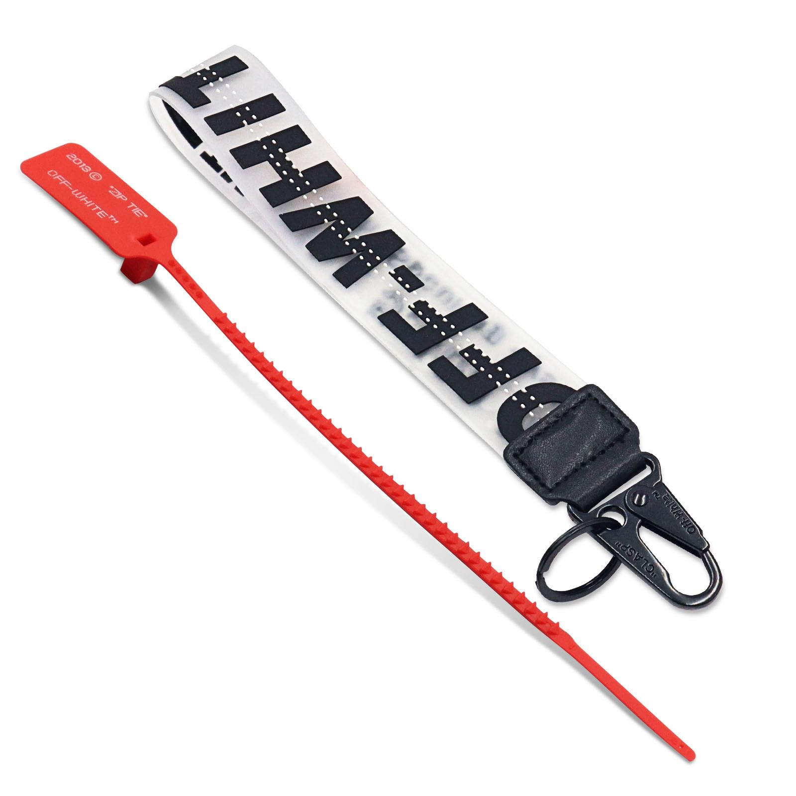 (color varies) EVERQUEIN Off Classic White Keychain Wristlet Strap,Wristlet Keychain Lanyard Accessories for Key,Wallet,Wrist,Jeans Decor