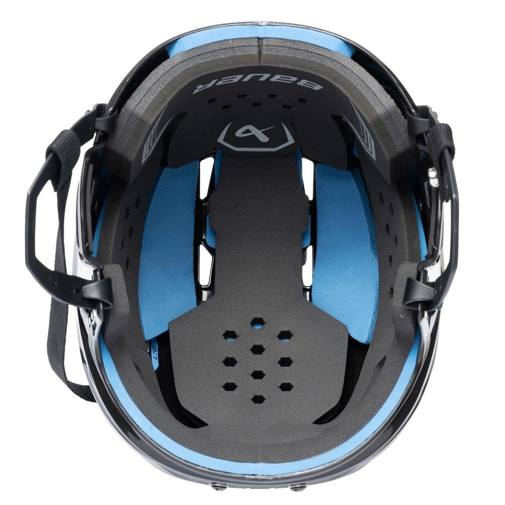 Bauer Re-Akt 55 Combo Senior Casque de hockey sur glace Noir Taille M