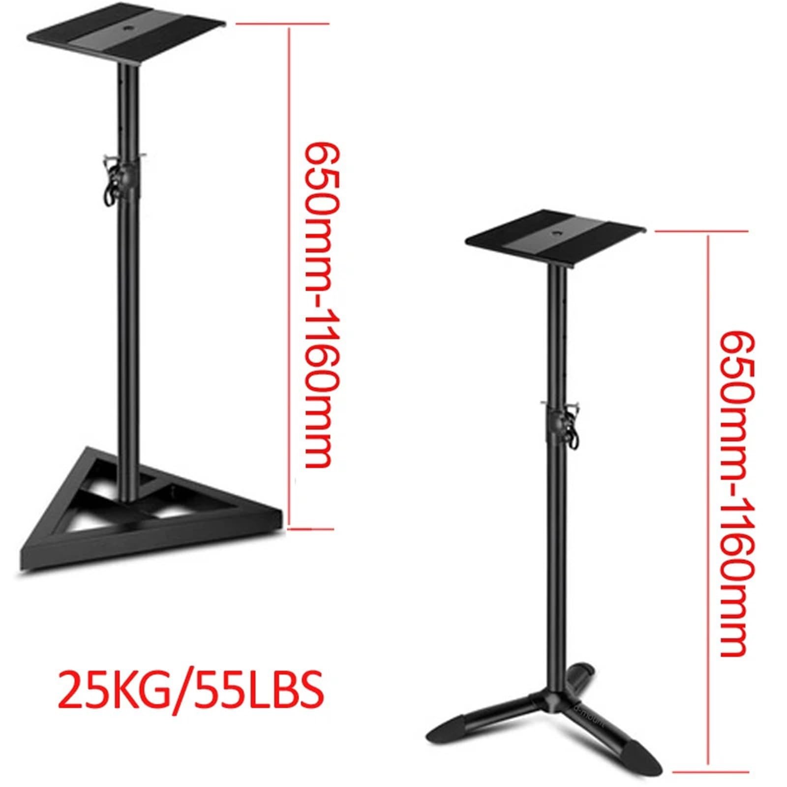 Supporto per diffusore da pavimento 1 altoparlante da pavimento con audio surround universale regolabile 116 cm(Type 1)