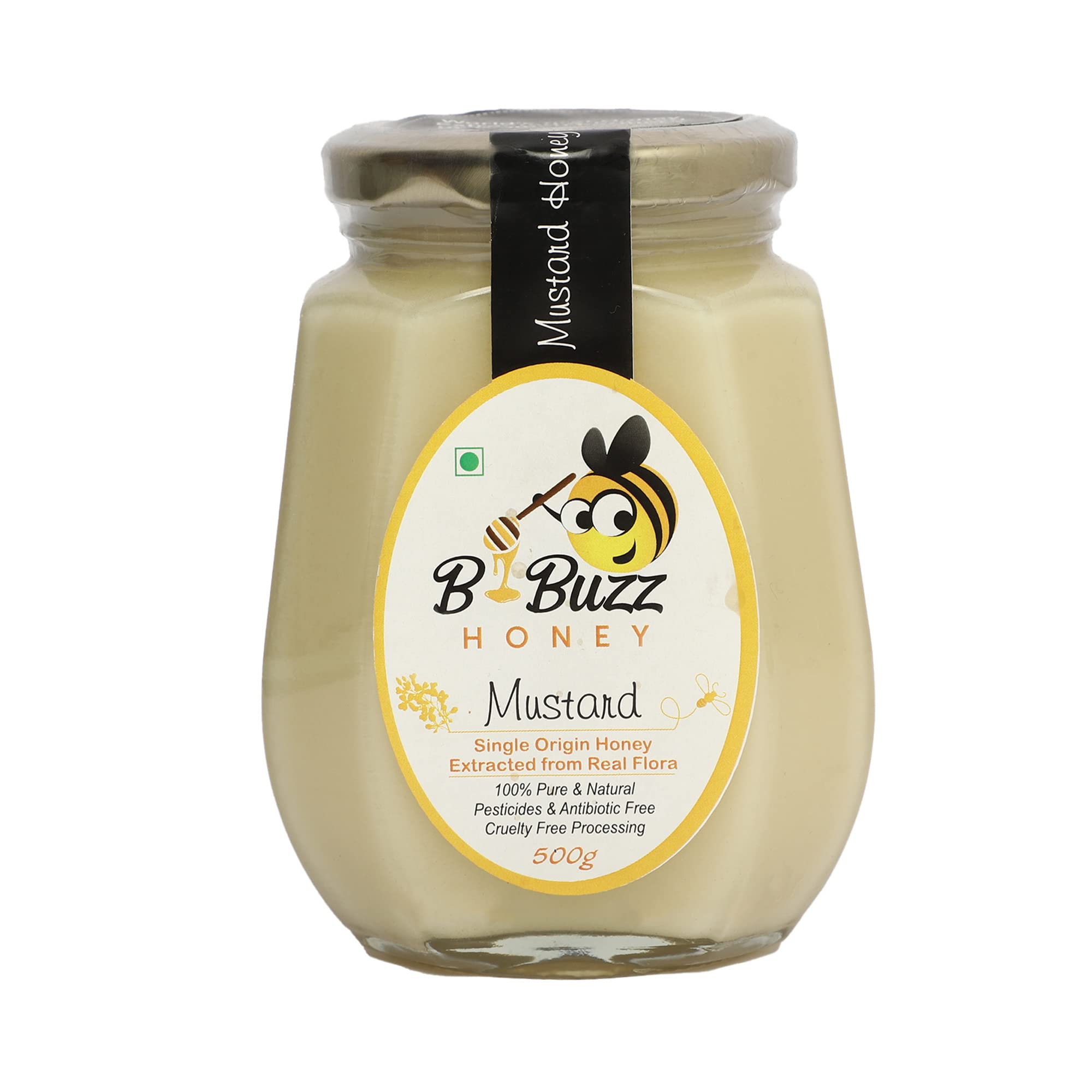 BBUZZ Mustard Honey (500g) - Pure Raw Honey with Bold Flavor, Rich in Nutrients and Antioxidants, Ideal For Sweetening, Cooking, and Wellness. Natural Sweetener For Health Benefits. (B0B2N4FK99) Amazon Price History, Amazon Price Tracker